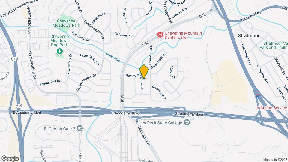 4315 Ericson Dr Map and Location Details