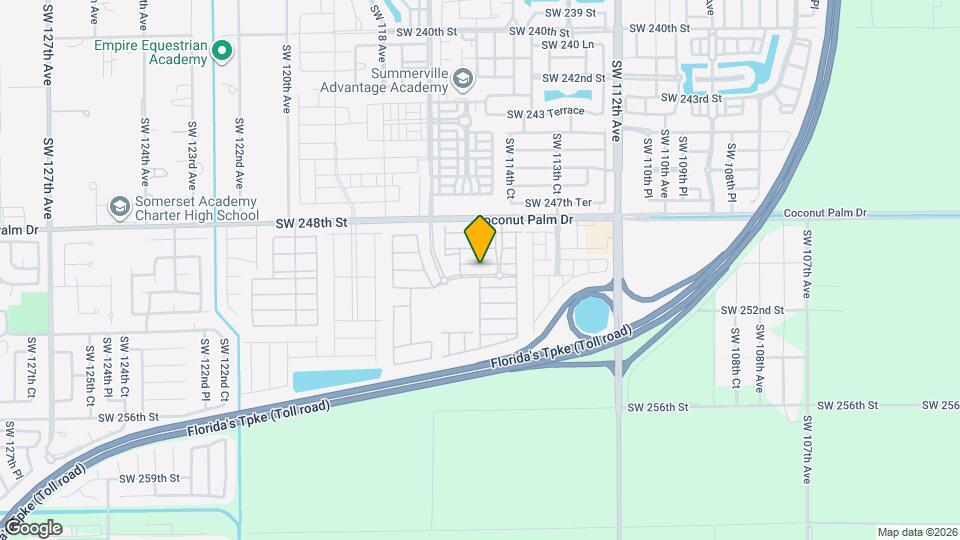 11498 SW 250th St Map and Location Details