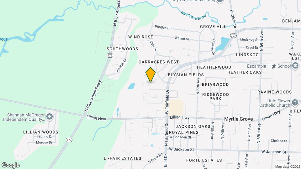 8225 Impala Ct Map and Location Details