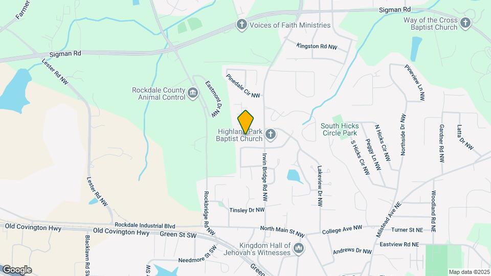 1172 Forest Villa Dr NW Map and Location Details