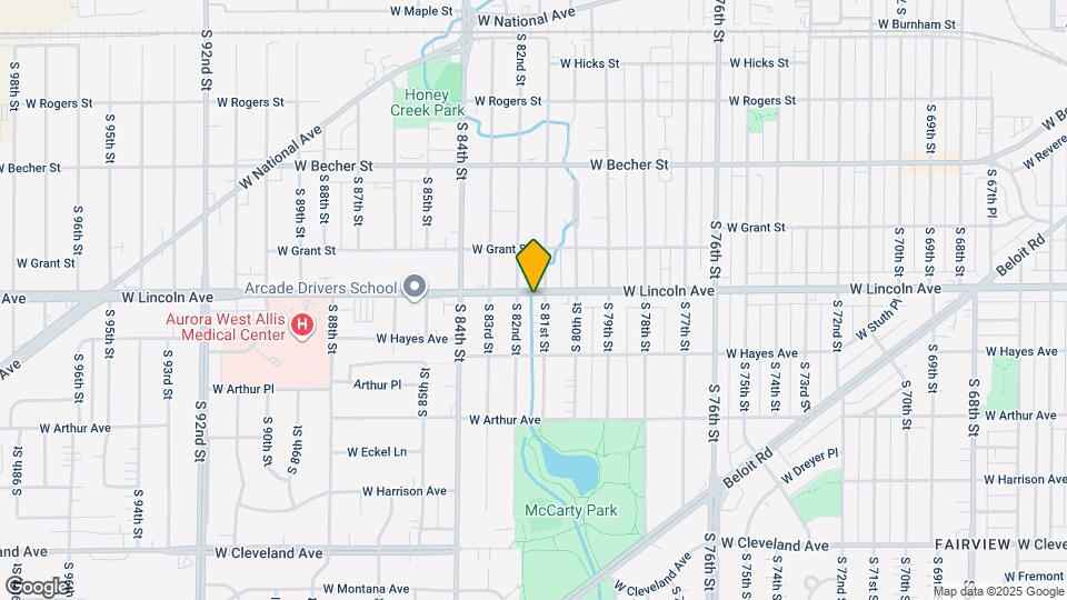8111 W Lincoln Ave Map and Location Details