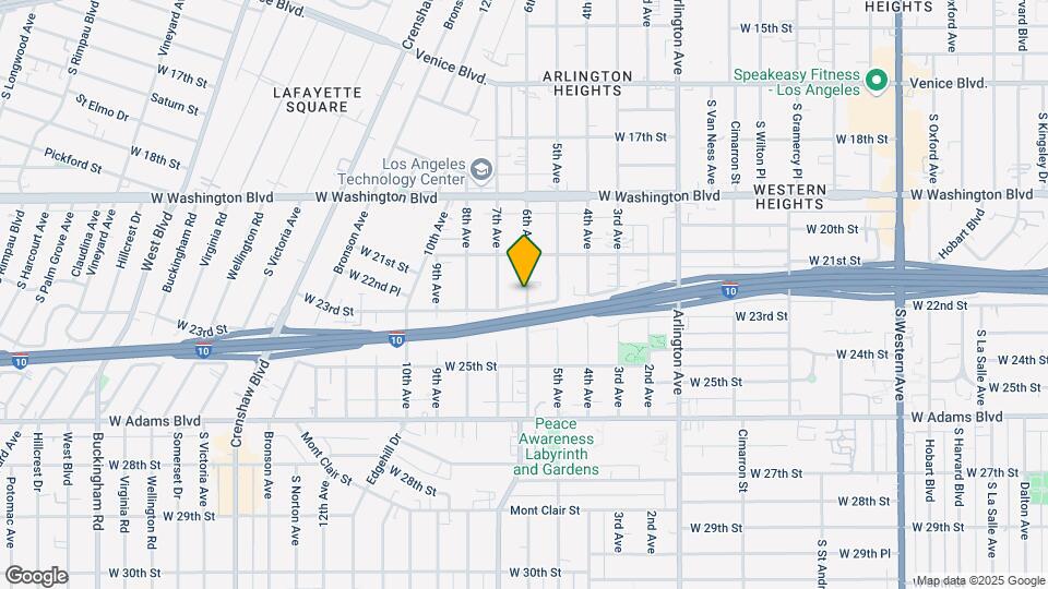 2211 6th Ave Map and Location Details