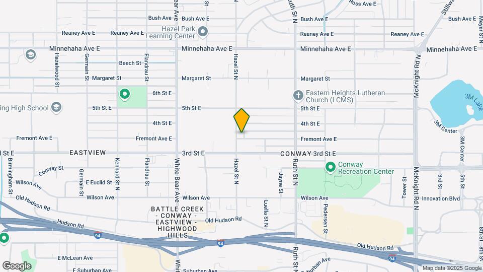 542 Hazel St N Map and Location Details