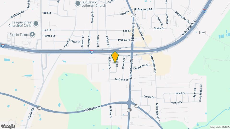 1405 Doris Dr Mapa y Detalles de la Ubicación