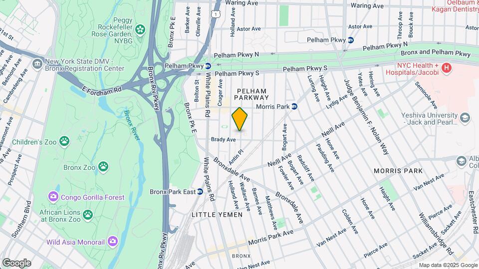 2075 Wallace Ave Mapa y Detalles de la Ubicación