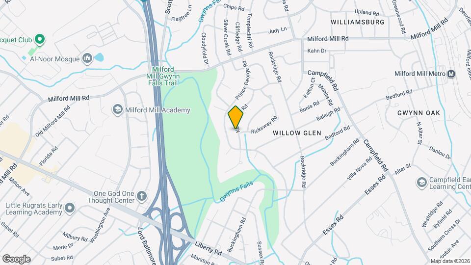 7411 Kathydale Rd Map and Location Details