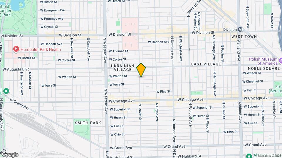 919 N Leavitt St Map and Location Details
