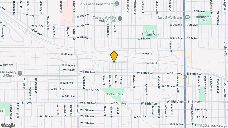 1044 Polk St Map and Location Details
