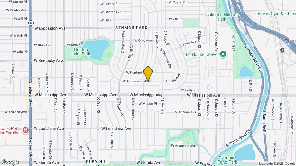 1780 W Tennessee Ave Map and Location Details