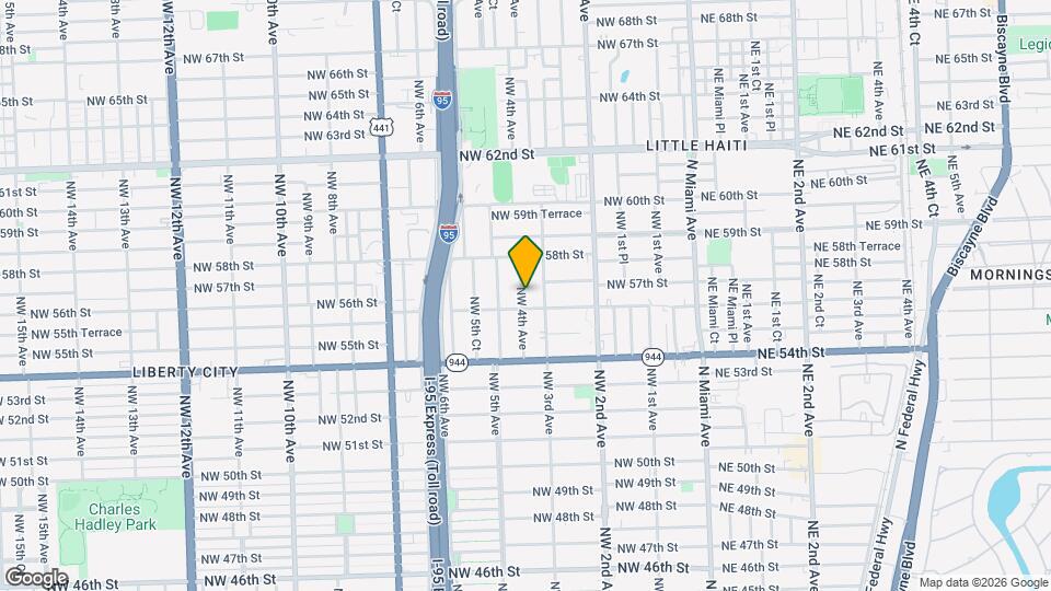 5623 NW 4th Ave Map and Location Details