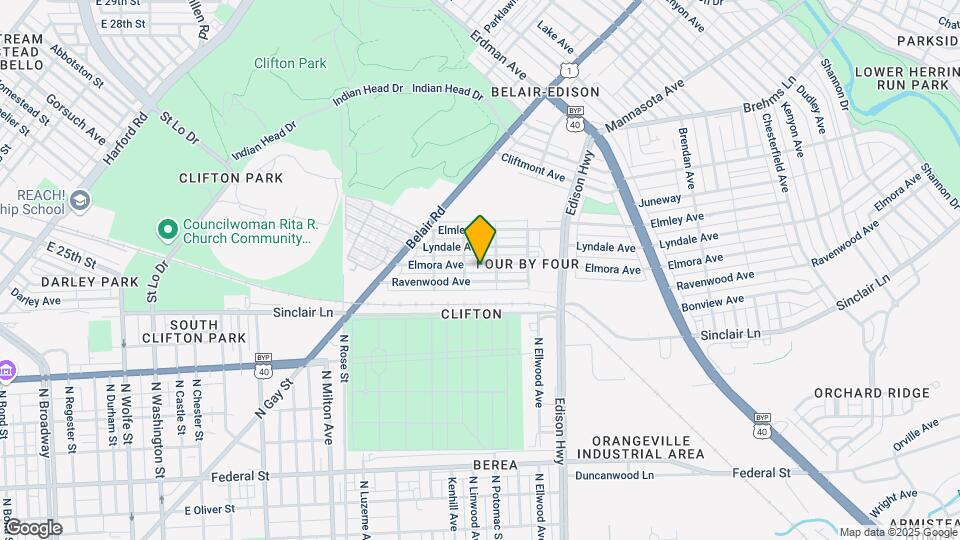 3323 Elmora Ave Map and Location Details