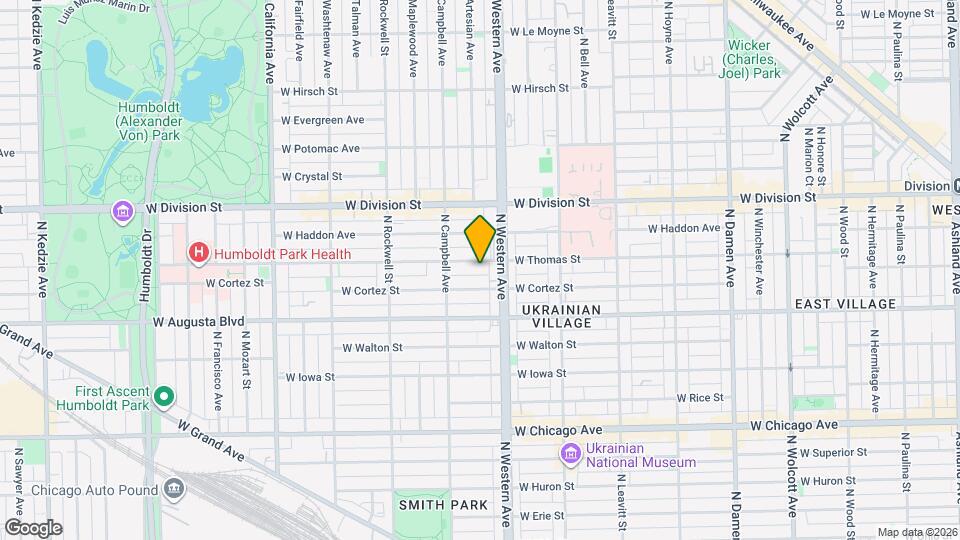 2425 W Thomas St Map and Location Details