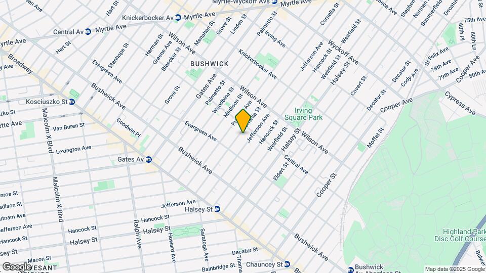 156 Cornelia St Mapa y Detalles de la Ubicación