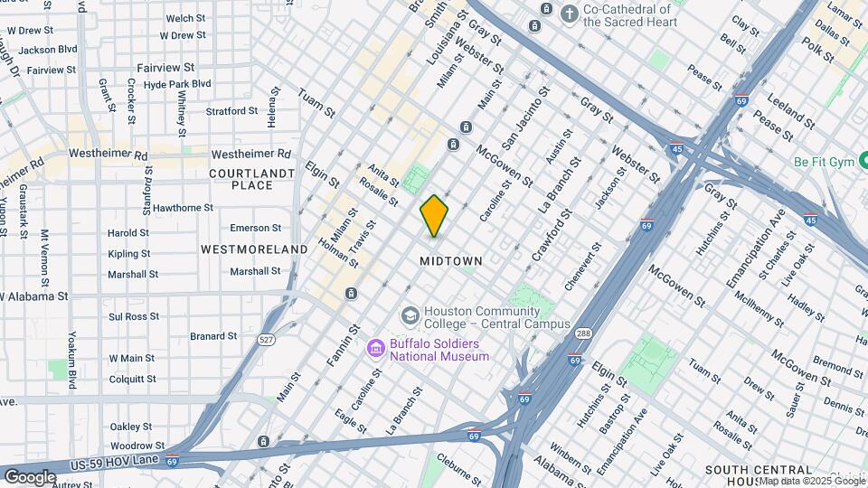 3118 San Jacinto St Map and Location Details