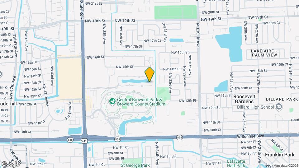 3417 NW 13th St Map and Location Details