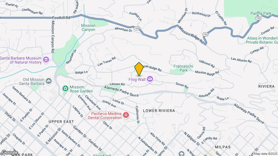1726 Lasuen Rd, Unit 030 Mapa y Detalles de la Ubicación
