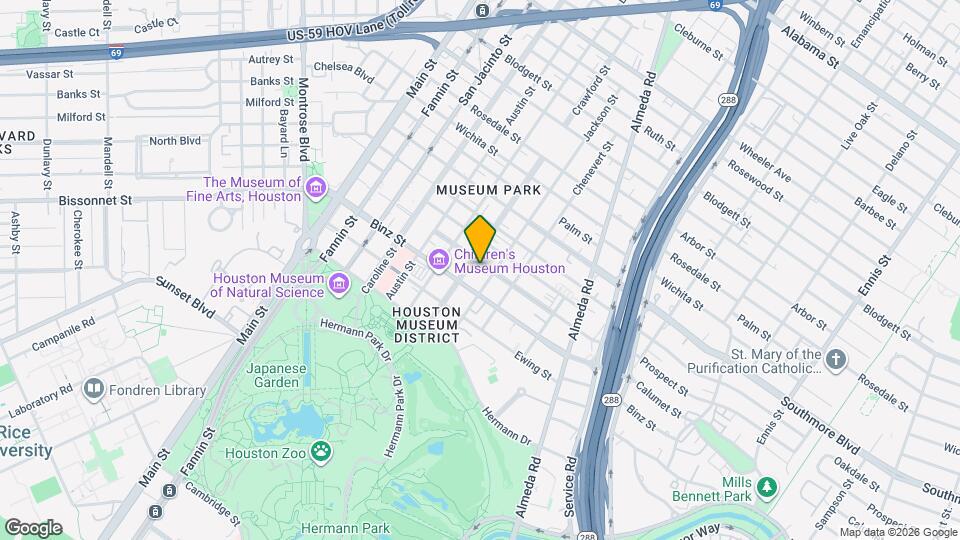 1610 Calumet St Map and Location Details