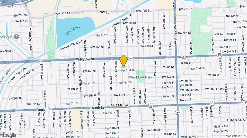 6241 SW 2nd St Mapa y Detalles de la Ubicación