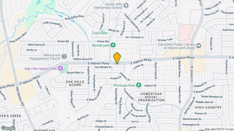 1513 Van Winkle Dr Map and Location Details