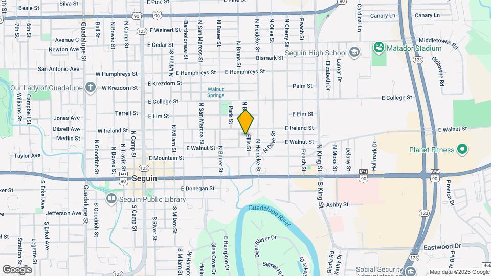 414 Ellis St Map and Location Details