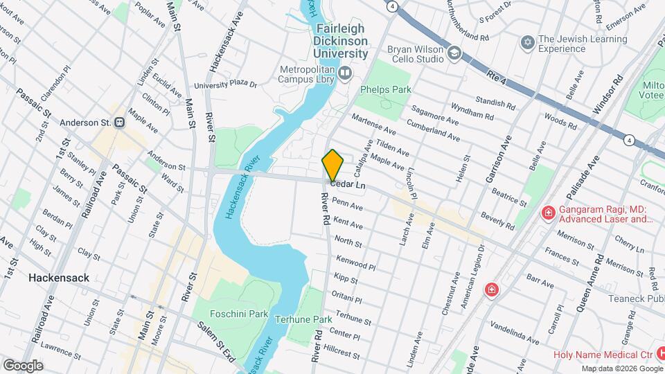 712 Cedar Ln, Unit Apt 3 Mapa y Detalles de la Ubicación