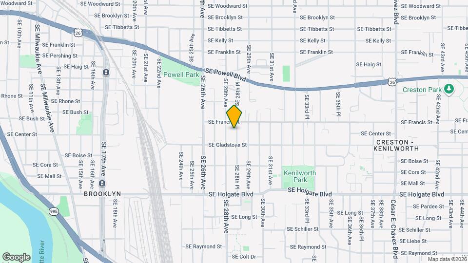 3931 SE 28th Pl, Unit ADU Mapa y Detalles de la Ubicación