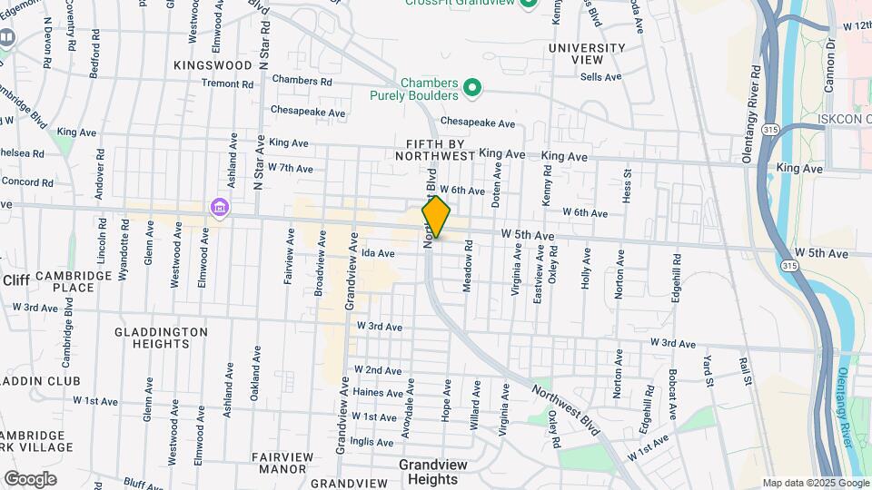1452-1458 Northwest Blvd Map and Location Details