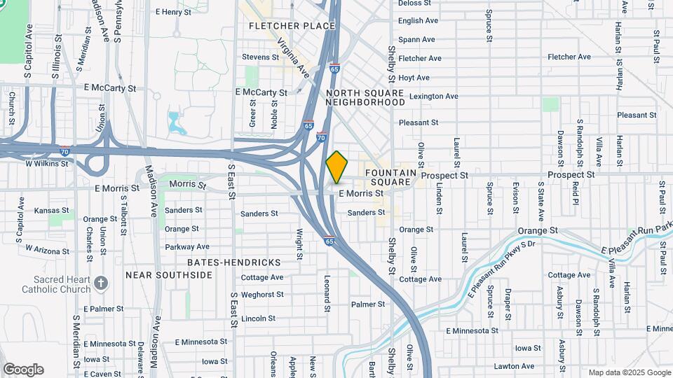 906 E Morris St Map and Location Details