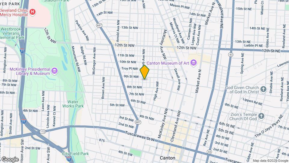 818 Shorb Ave NW, Unit 3 Map and Location Details