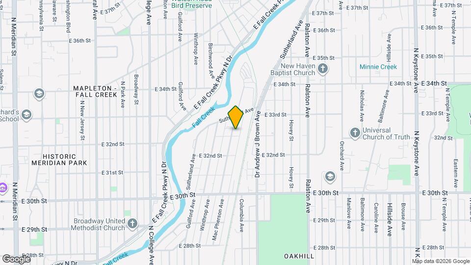 3251-3251 Winthrop Ave Map and Location Details