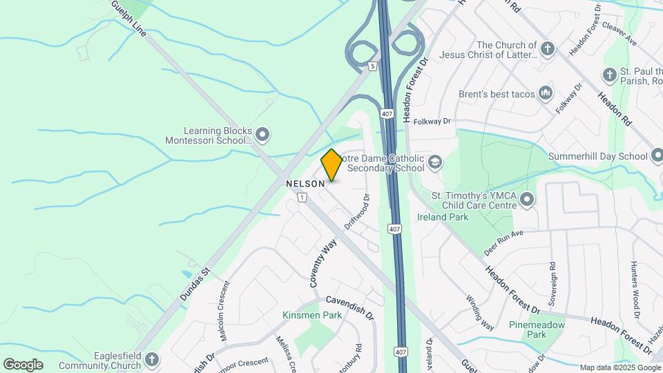 3072 Autumn Hill Crescent Map and Location Details