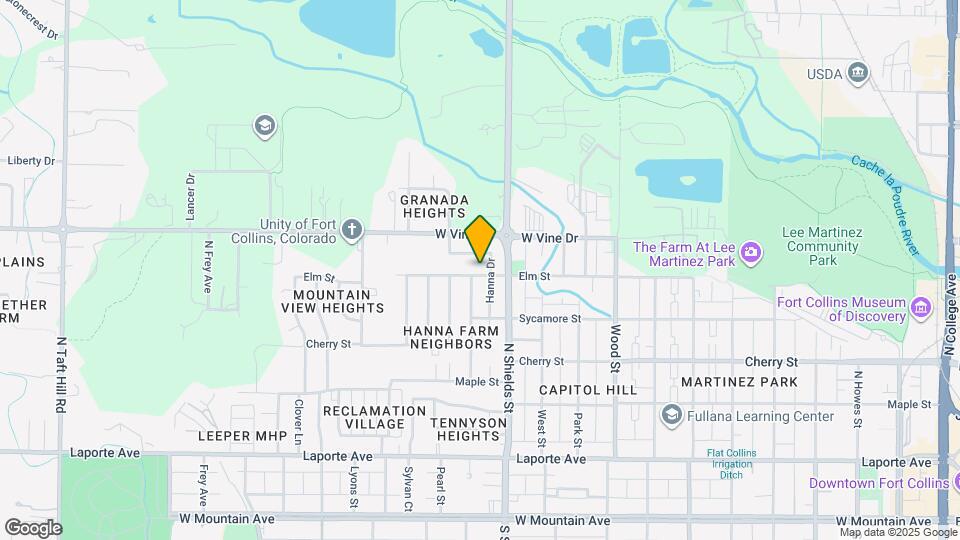 1128 Elm St Map and Location Details