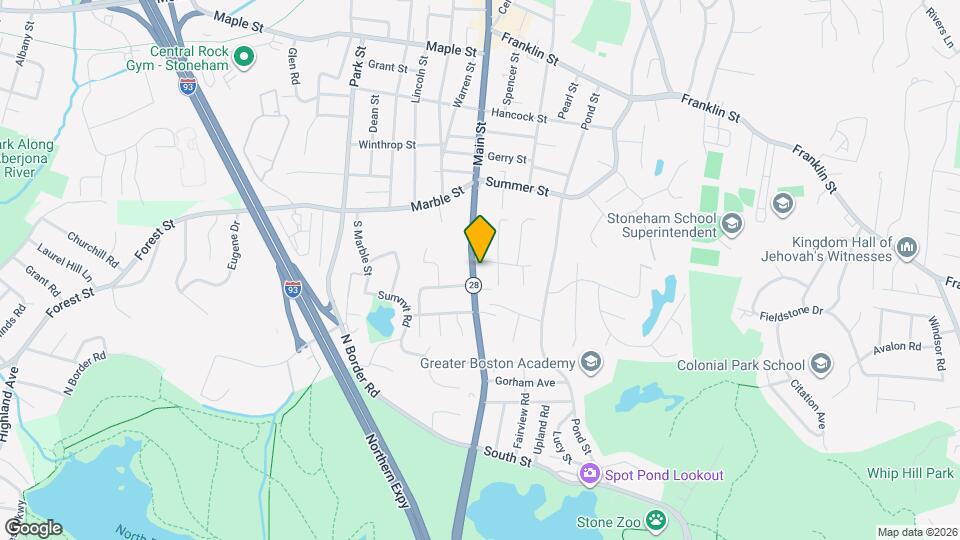 538 Main St, Unit 2 Map and Location Details