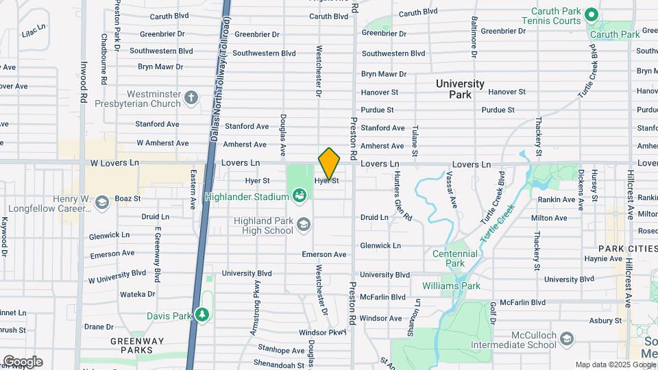 4133 Hyer St Map and Location Details