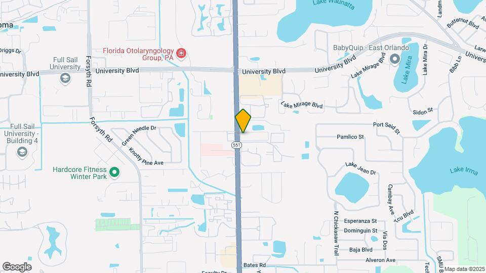 3651 N Goldenrod Rd Map and Location Details