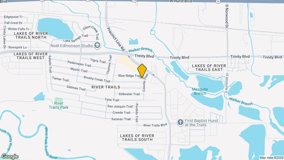 9097 Brushy Creek Trail Map and Location Details