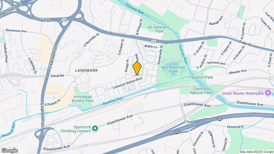265 Cameron Station Blvd Mapa y Detalles de la Ubicación