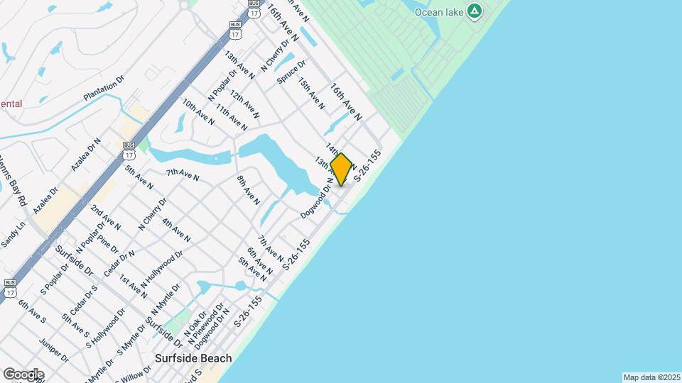 1210 N Ocean Blvd, Unit Surfside by the Sea I 205 Map and Location Details
