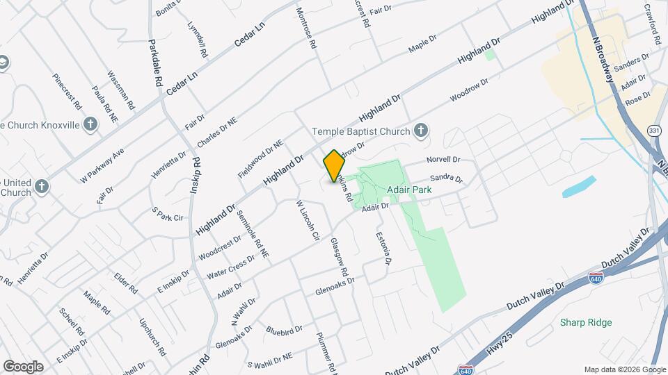 4805 Poplar Crest Way Mapa y Detalles de la Ubicación