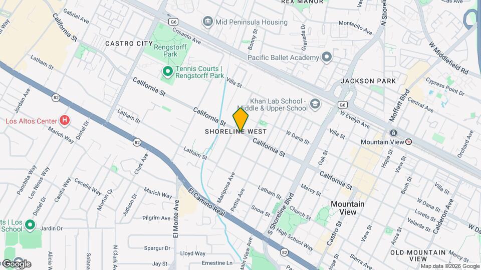 1625 California St Mapa y Detalles de la Ubicación