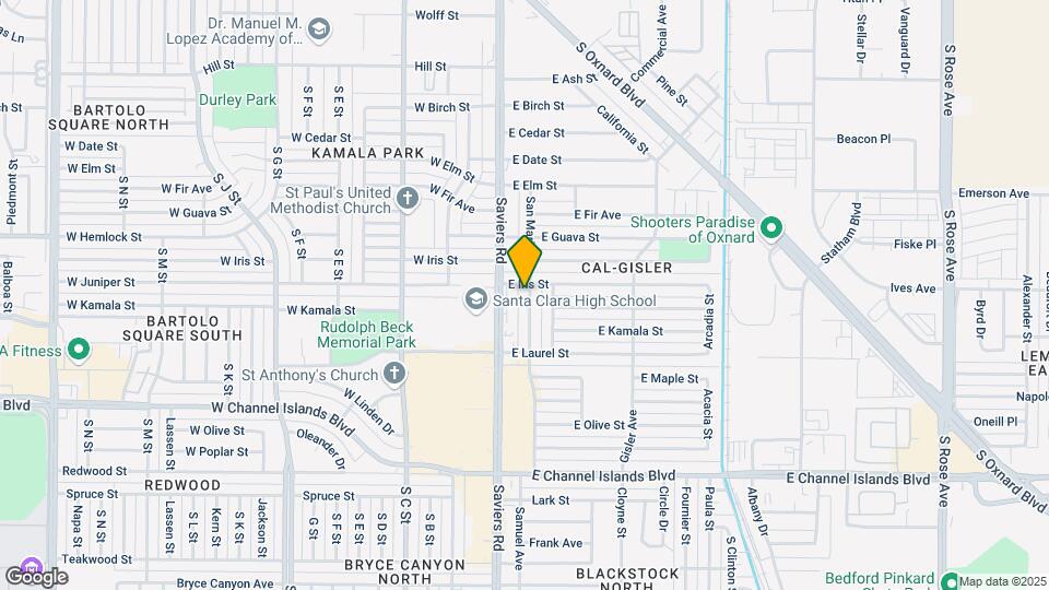 2101 San Marino St Mapa y Detalles de la Ubicación