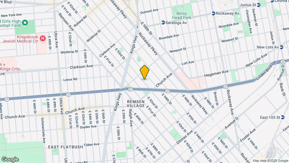 475 E 93rd St Map and Location Details
