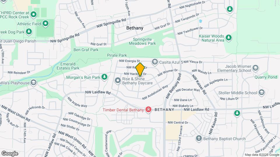 15797 NW Wismer Dr Map and Location Details