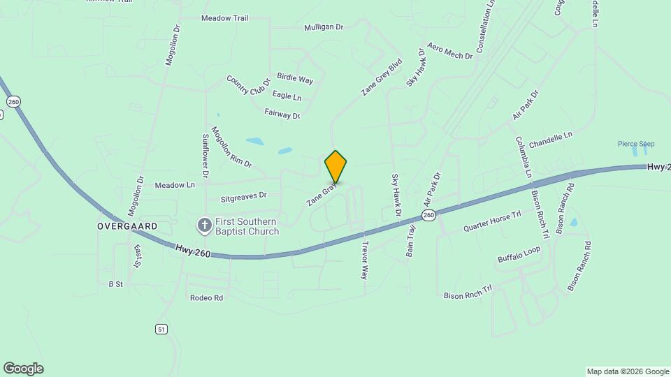 2753 Zane Gray Blvd Map and Location Details