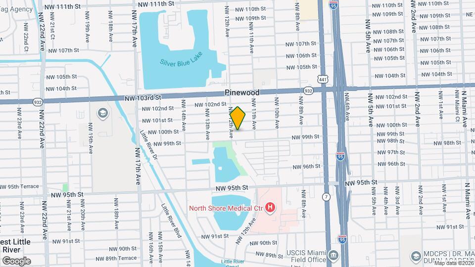 1172 NW 100th St Map and Location Details