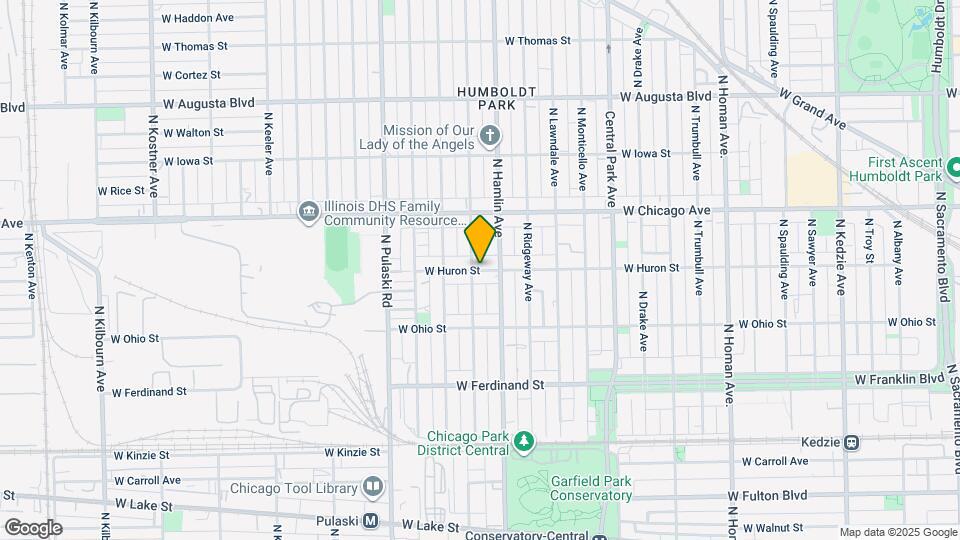 3822 W Huron St Map and Location Details