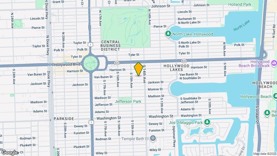 1426 Van Buren St Map and Location Details