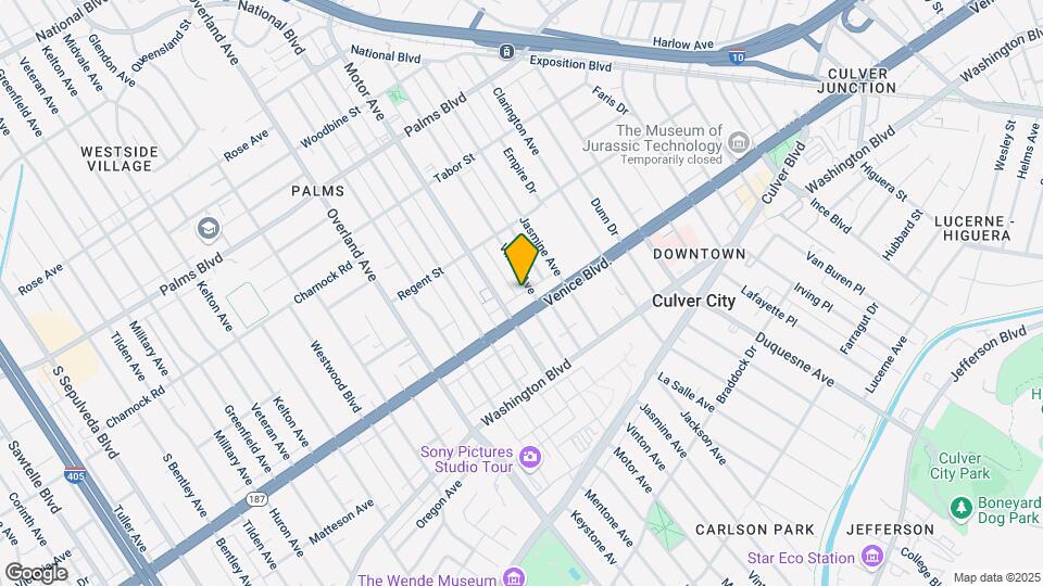 3771 Vinton Ave Mapa y Detalles de la Ubicación