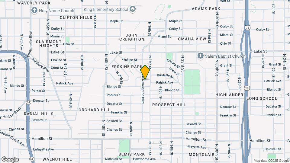 2007 John A Creighton Blvd Map and Location Details