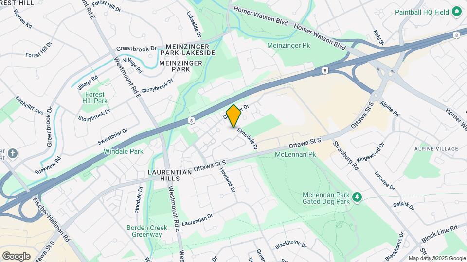 24 Elmsdale Dr Map and Location Details